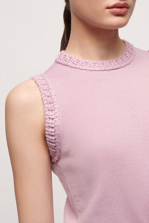 Luisa Spagnoli Mini - Top in lana Vendita