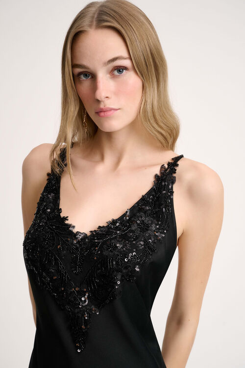 Luisa Spagnoli Gesso - Abito longuette elegante Presa