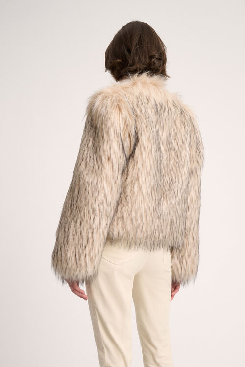 Luisa Spagnoli Saga - Giacca in faux fur Moda