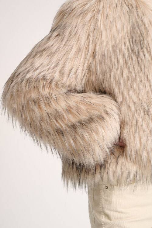 Luisa Spagnoli Saga - Giacca in faux fur Moda