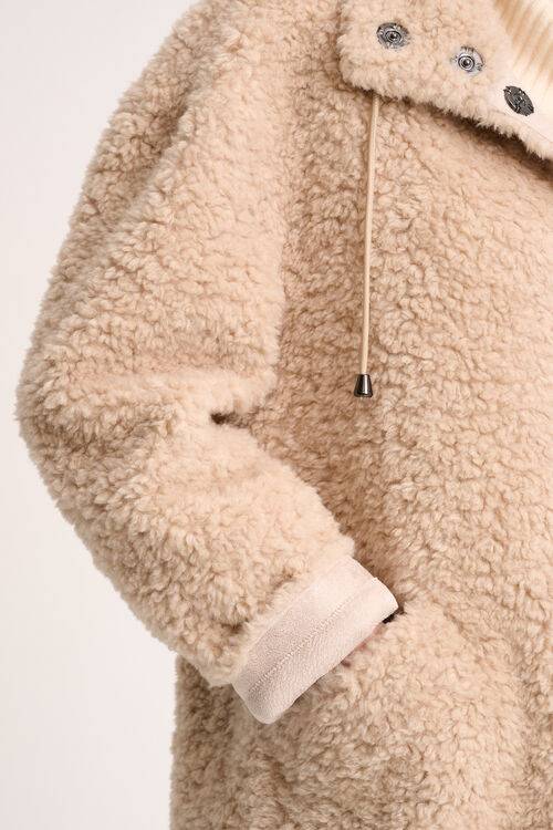Luisa Spagnoli Serra - Cappotto teddy Nuovo