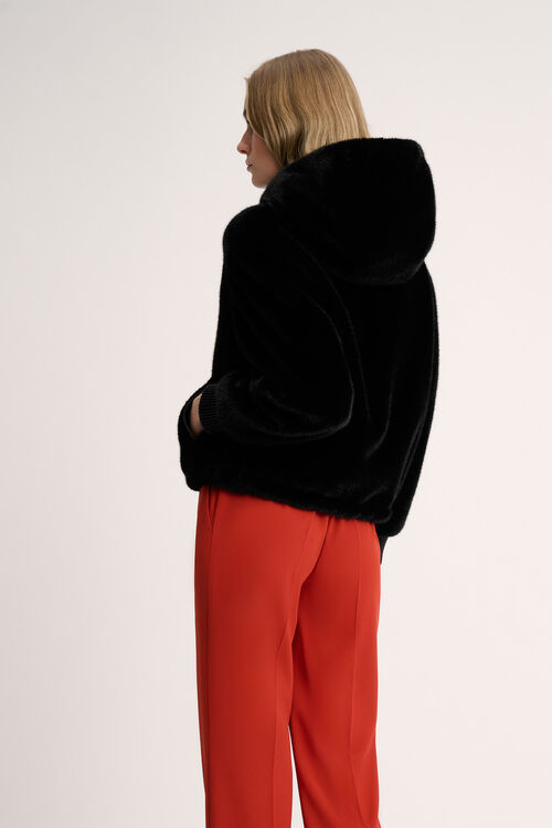Luisa Spagnoli Scheggia - Giubbotto faux fur Soddisfazione Garantita