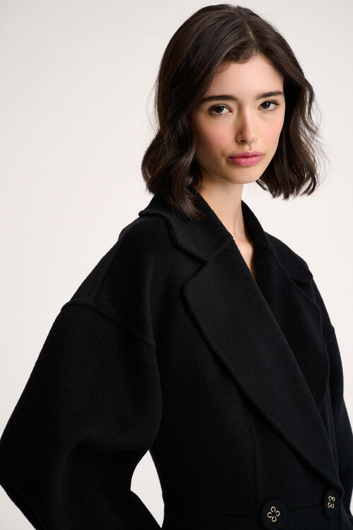 Luisa Spagnoli Sondaggio - Cappotto in panno di lana Offerte stagionali