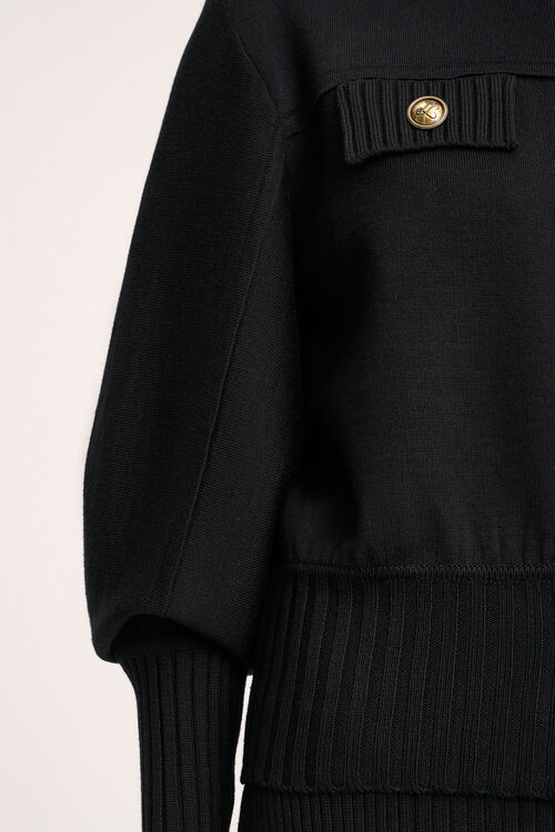 Luisa Spagnoli Merlo - Giacca bomber in maglia Spedizione Gratuita