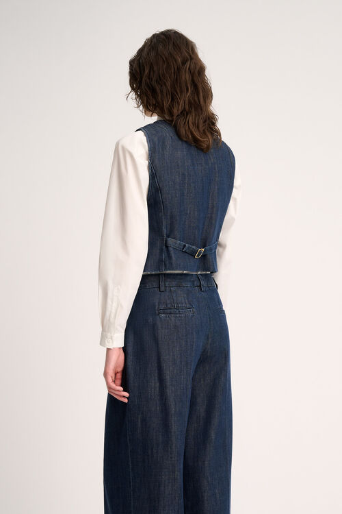 Luisa Spagnoli Scudiero - Gilet in denim Soddisfazione Garantita