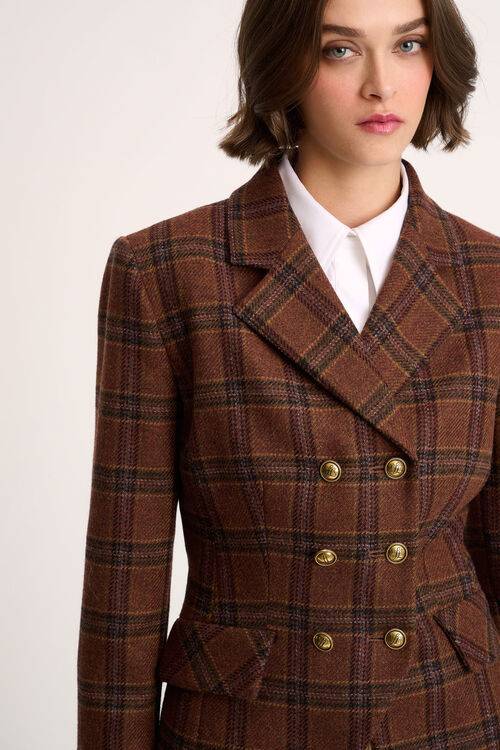 Luisa Spagnoli Suoneria - Giacca tartan Affare Del Giorno