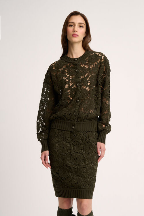 Luisa Spagnoli Segesta - Cardigan in pizzo - Fashion Show Presa