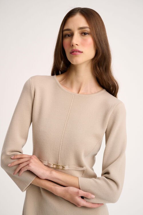 Luisa Spagnoli Marinella - Abito bon ton in maglia In Vendita