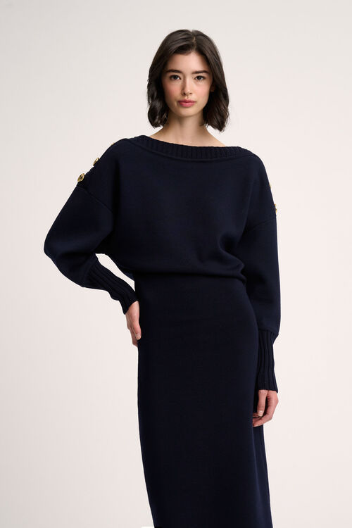 Luisa Spagnoli Monolingue - Abito in maglia - Fashion Show Saldi