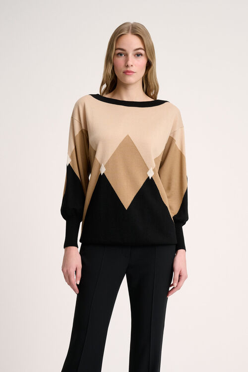 Luisa Spagnoli Magneti - Pullover a rombi Offerte