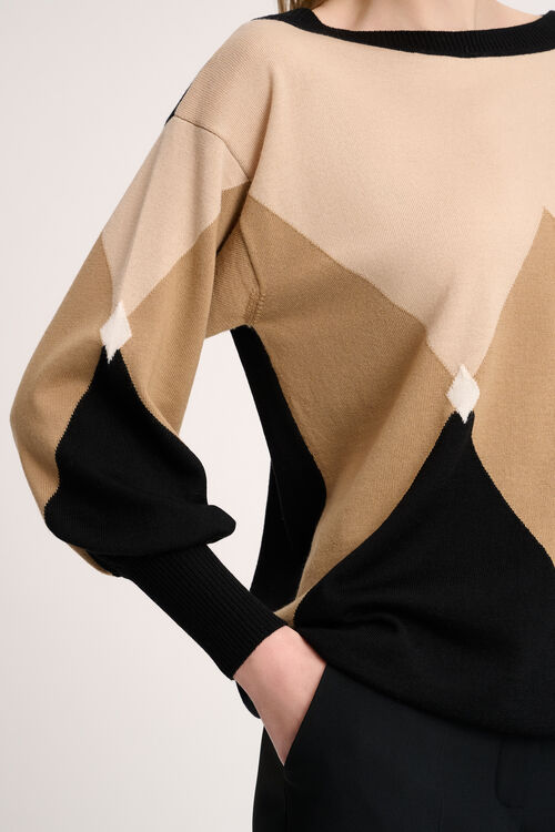Luisa Spagnoli Magneti - Pullover a rombi Offerte