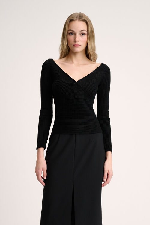 Luisa Spagnoli Momenti - Pullover con scollo a V Vendite Flash