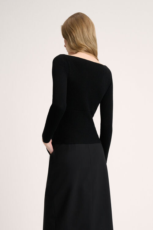 Luisa Spagnoli Momenti - Pullover con scollo a V Vendite Flash