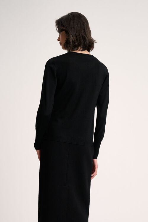 Luisa Spagnoli Mossa - Pullover in lana In Linea