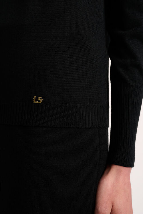 Luisa Spagnoli Mossa - Pullover in lana In Linea