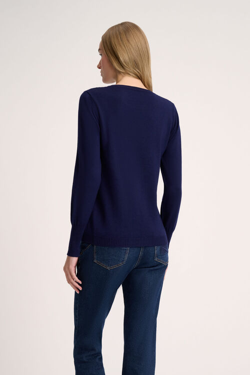 Luisa Spagnoli Mossa - Pullover in lana Soddisfazione Garantita