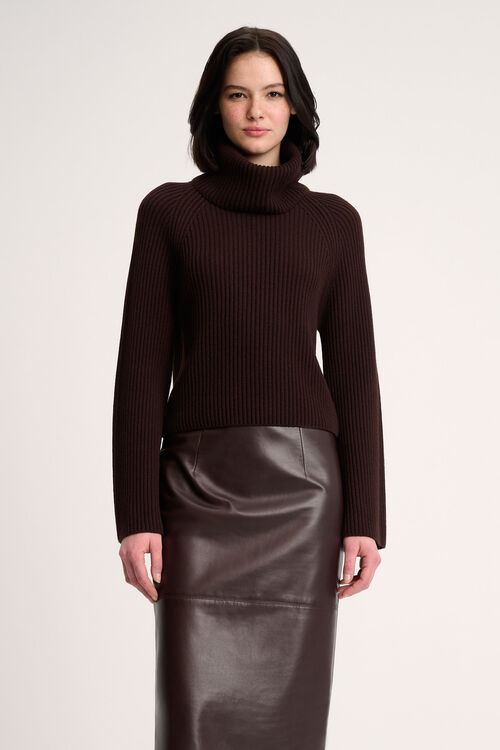 Luisa Spagnoli Magnus - Pullover dolcevita a coste Negozi Online