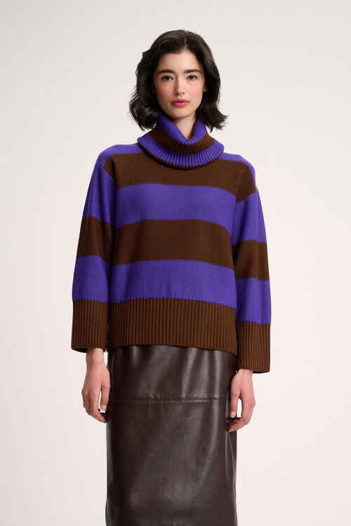Luisa Spagnoli Marsupio - Pullover a righe Acquista Ora