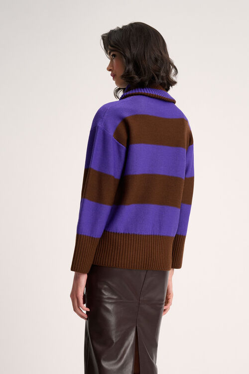 Luisa Spagnoli Marsupio - Pullover a righe Acquista Ora