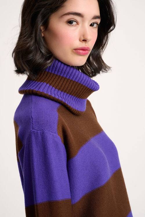 Luisa Spagnoli Marsupio - Pullover a righe Acquista Ora