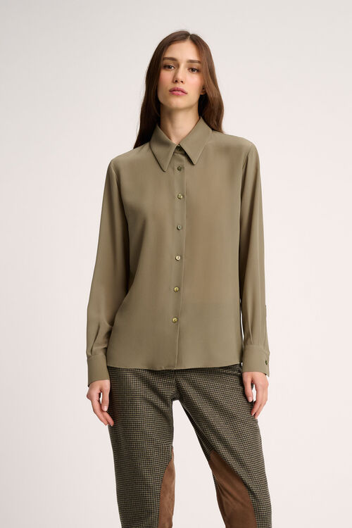Luisa Spagnoli Limonaia - Camicia in seta Convenienza