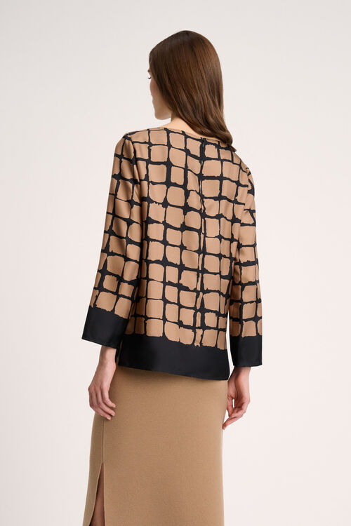 Luisa Spagnoli Leggio - Blusa a quadri Online
