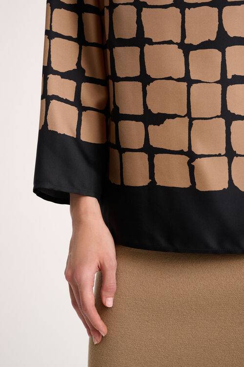 Luisa Spagnoli Leggio - Blusa a quadri Online