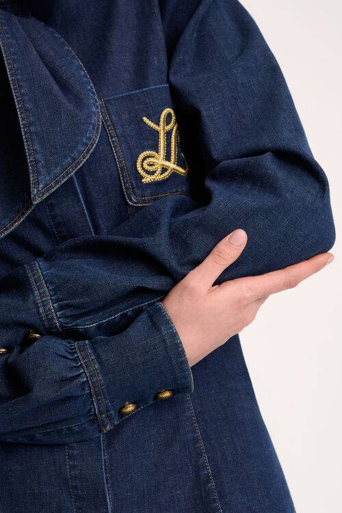 Luisa Spagnoli Leonessa - Camicia in denim Saldi