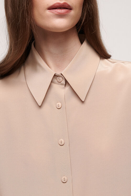 Luisa Spagnoli Limonaia - Camicia in seta Vendite Flash