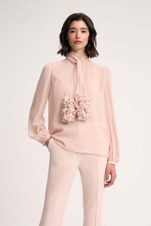 Luisa Spagnoli Lola - Blusa con ruches Nuova