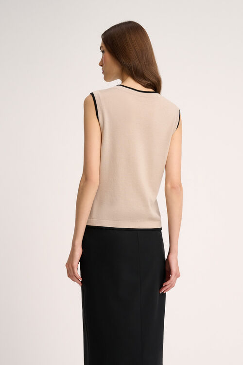 Luisa Spagnoli Macinapepe - Top in maglia Italy