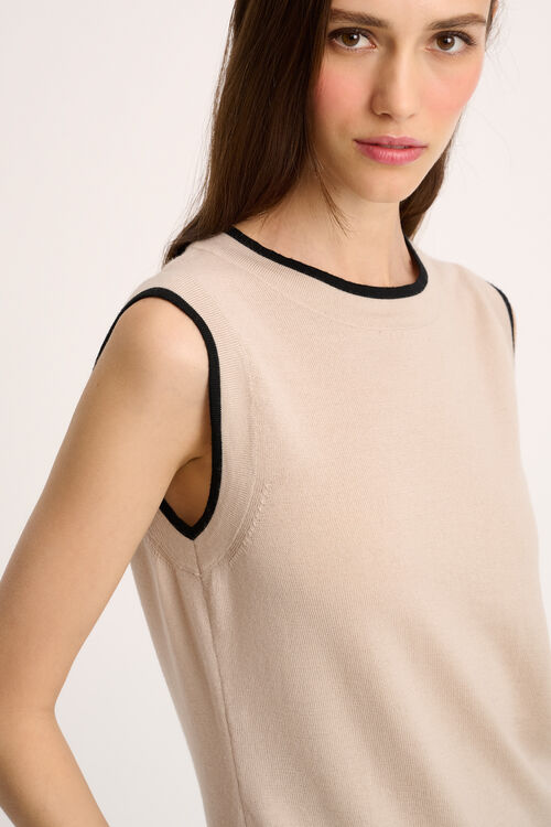 Luisa Spagnoli Macinapepe - Top in maglia Italy