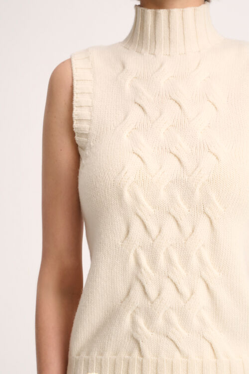 Luisa Spagnoli Chiusura - Gilet a collo alto Fino Al -60%