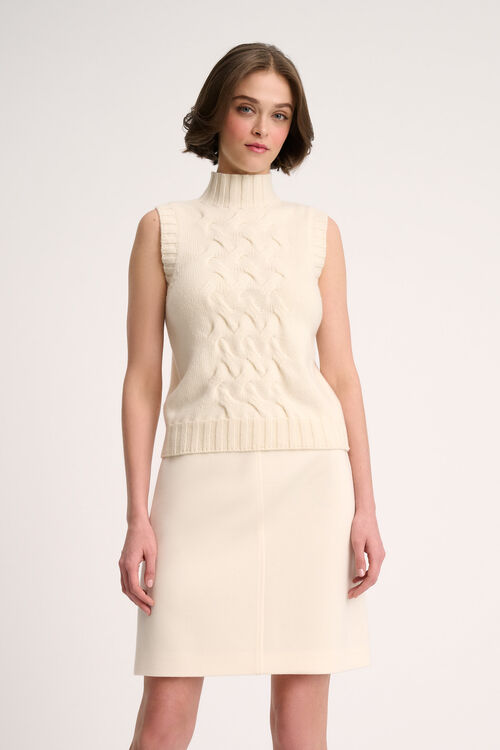Luisa Spagnoli Chiusura - Gilet a collo alto Fino Al -60%