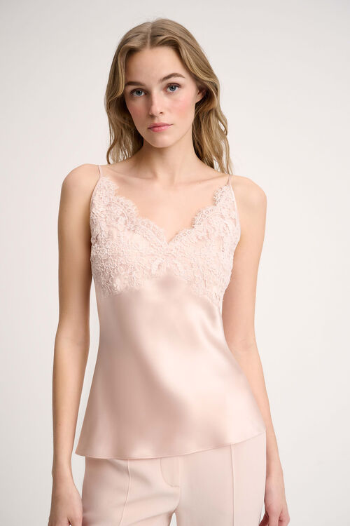 Luisa Spagnoli Luogo - Top con applicazioni in pizzo Shopping Online