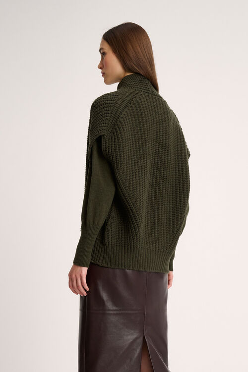 Luisa Spagnoli Capsula - Gilet in maglia Offerta
