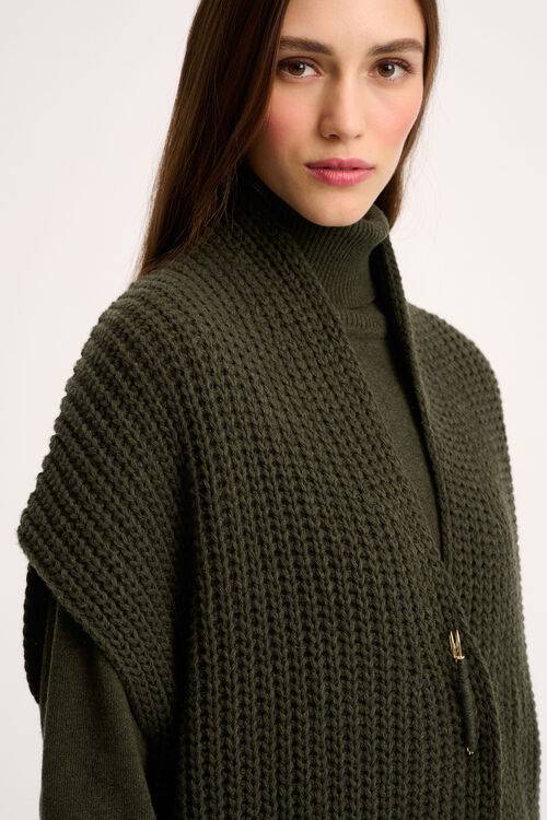 Luisa Spagnoli Capsula - Gilet in maglia Offerta