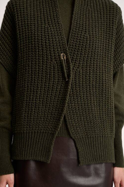 Luisa Spagnoli Capsula - Gilet in maglia Offerta