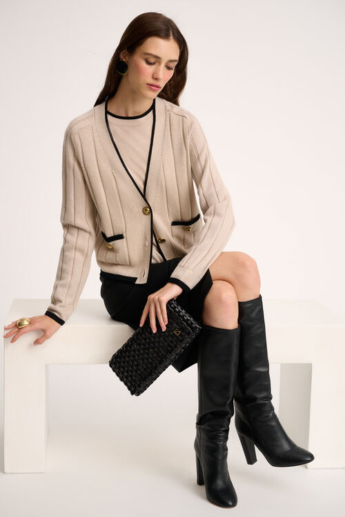 Luisa Spagnoli Mozione - Cardigan bon ton