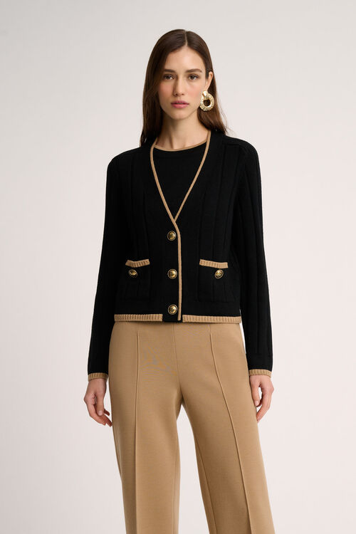 Luisa Spagnoli Mozione - Cardigan bon ton Saldi