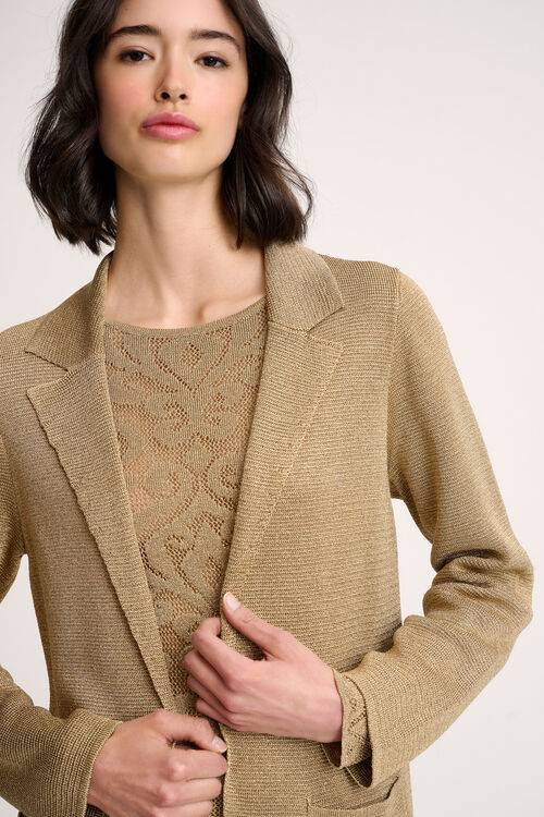 Luisa Spagnoli Zeppola - Cardigan lurex Offerte