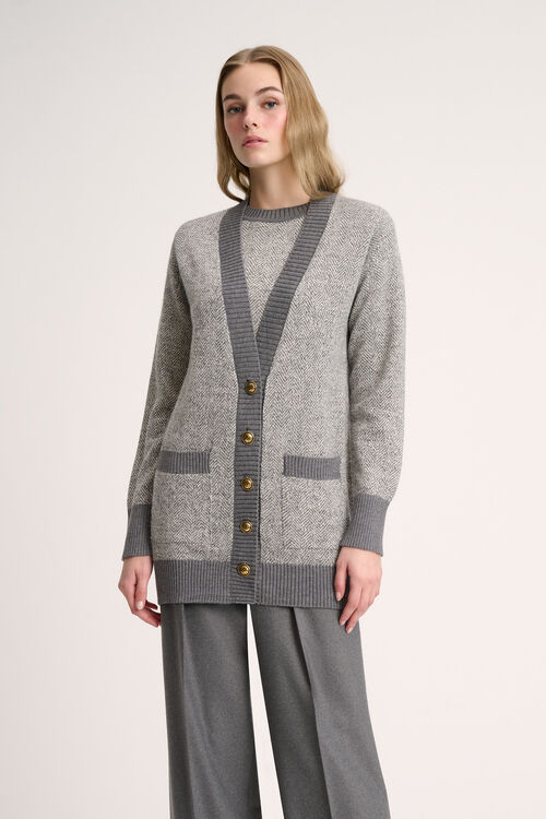 Luisa Spagnoli Madra - Cardigan lungo