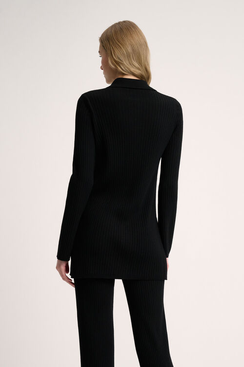 Luisa Spagnoli Molla - Cardigan lungo ricamato Saldi Di Fabbrica