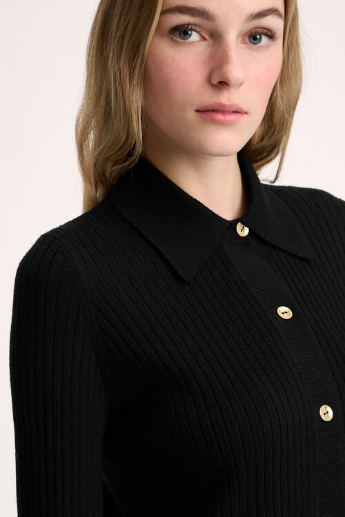 Luisa Spagnoli Molla - Cardigan lungo ricamato Saldi Di Fabbrica