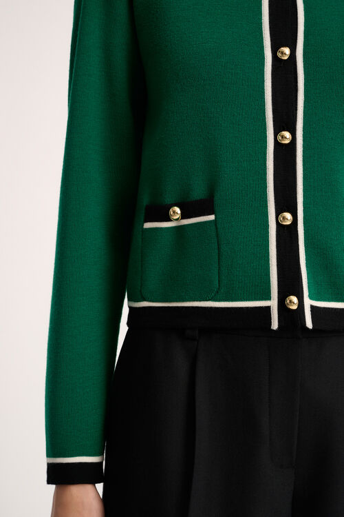 Luisa Spagnoli Materiale - Cardigan bon ton I Più Venduti