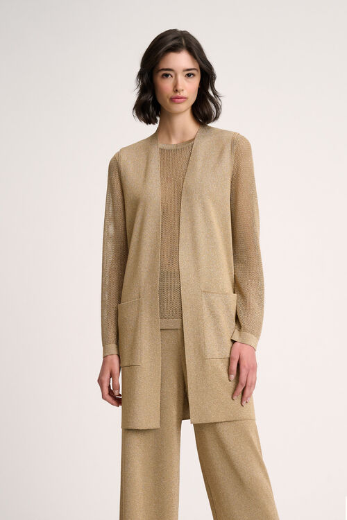 Luisa Spagnoli Zio - Gilet in lurex