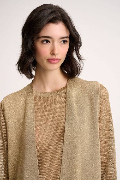Luisa Spagnoli Zio - Gilet in lurex Negozio