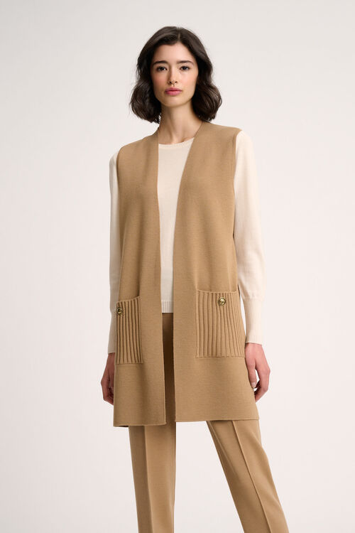 Luisa Spagnoli Menna - Gilet in maglia Moda