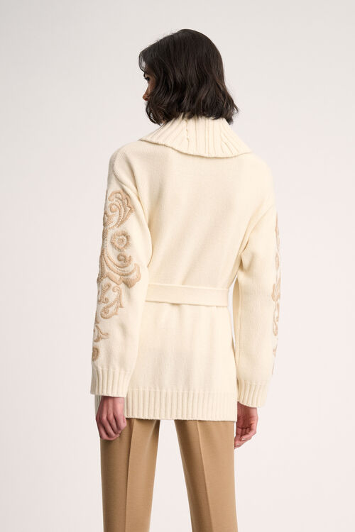 Luisa Spagnoli Cestello - Cardigan ricamato In Linea