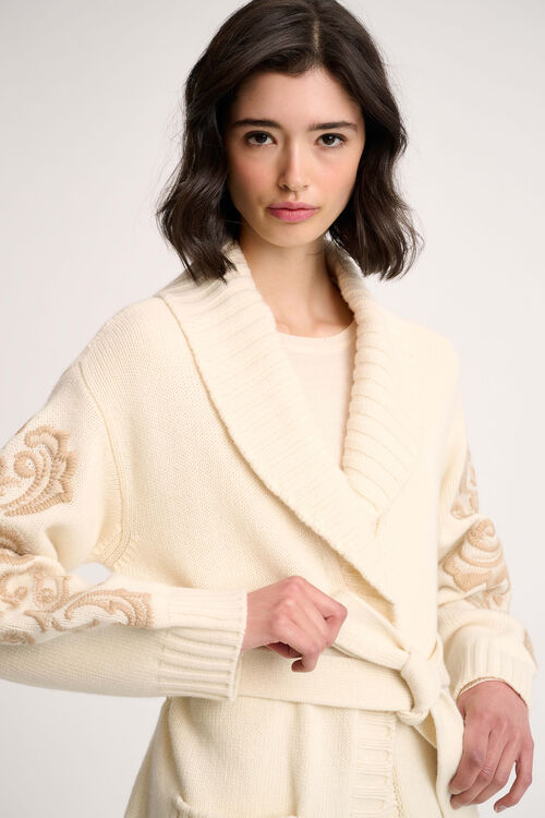 Luisa Spagnoli Cestello - Cardigan ricamato In Linea